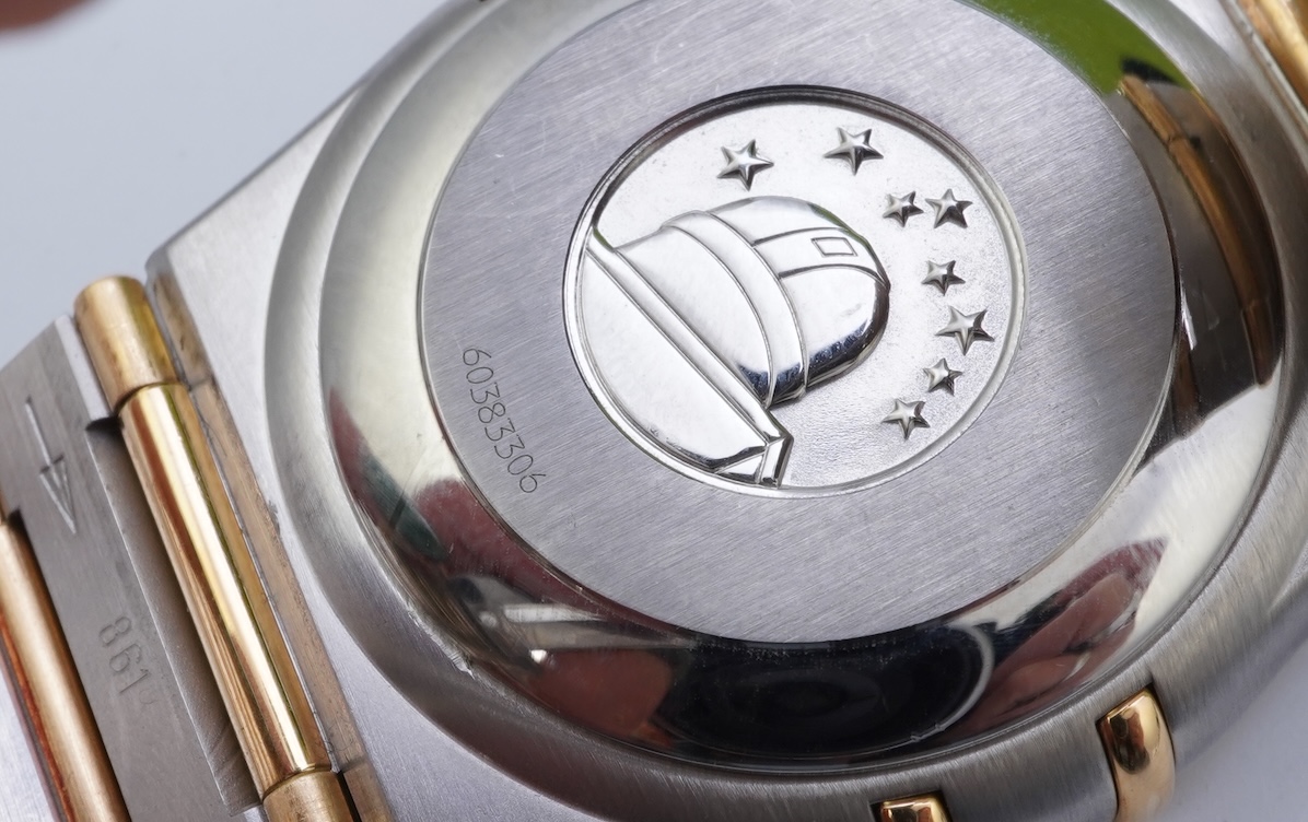 A gentleman's late 20th century steel and gold Omega Constellation Chronometer Automatic wrist watch